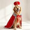 Large Breed Dog Costume Pet King Transform Outfit Party Funny Decoration Cape Cloak Dress Up