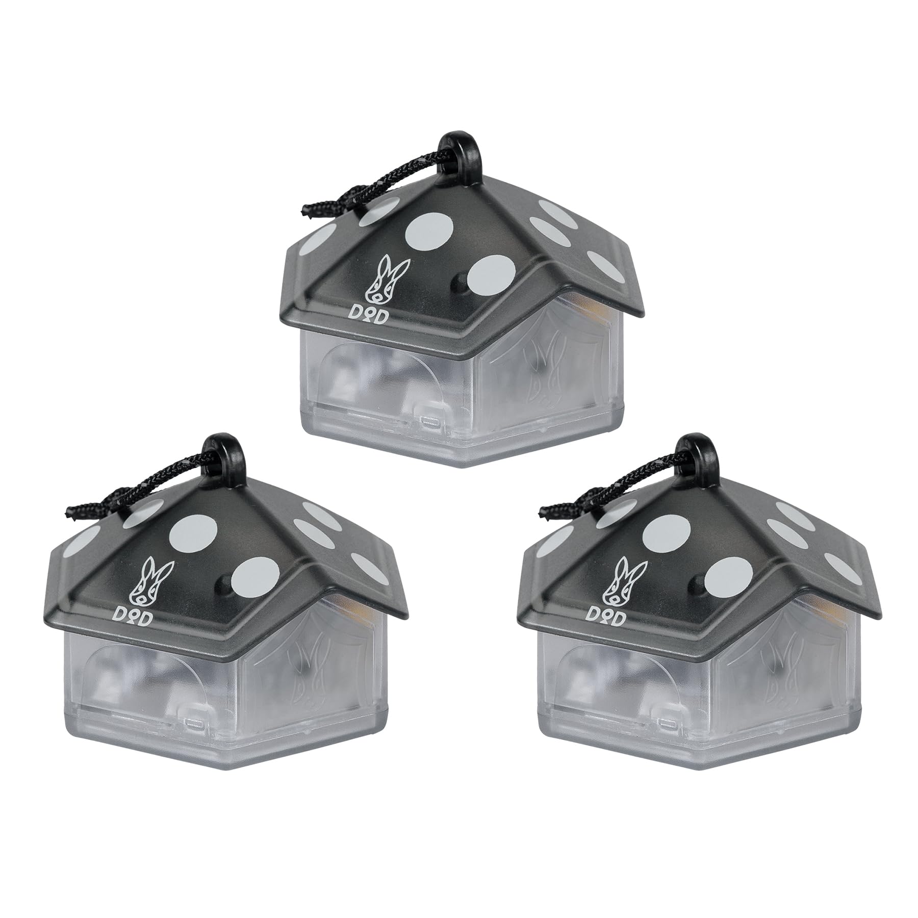 

DOD Mini Mushroom Light (Set of 3) LED Lantern, USB Rechargeable, Compact and Lightweight, 200 Lumens, 6-60 Hours of Lighting, L3-046-CL