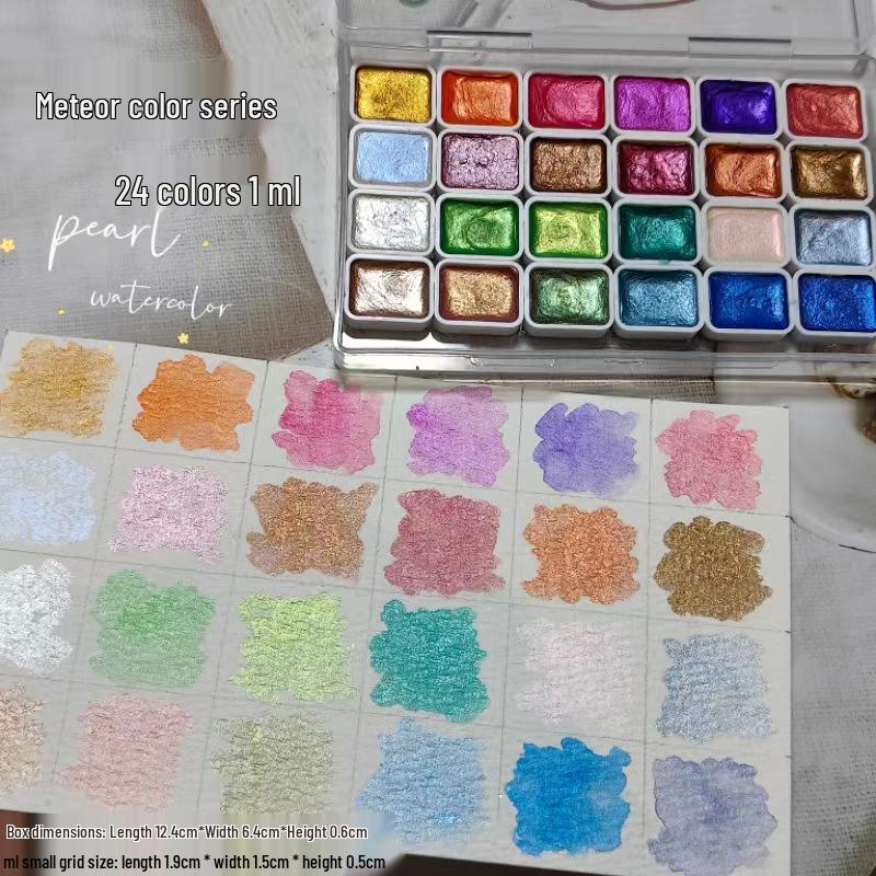 Nail Art Pearlescent Watercolor Set
