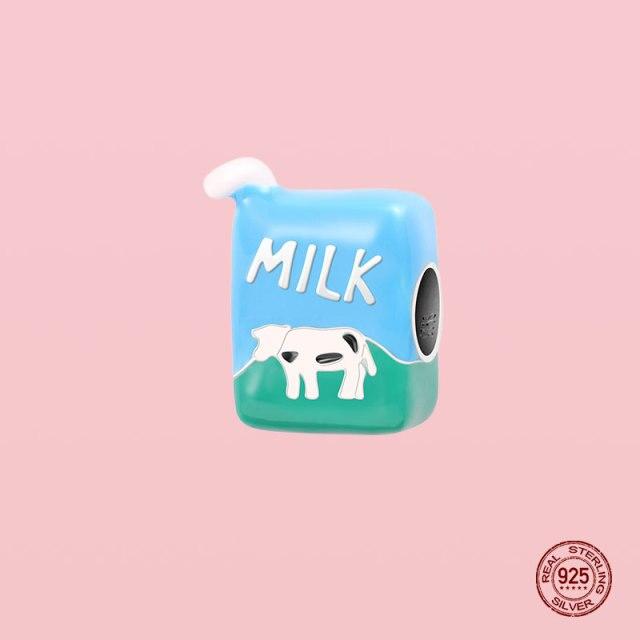 Pendentif en argent sterling 925 avec perles pour bracelet et collier Panjia originaux, bijoux pour femmes