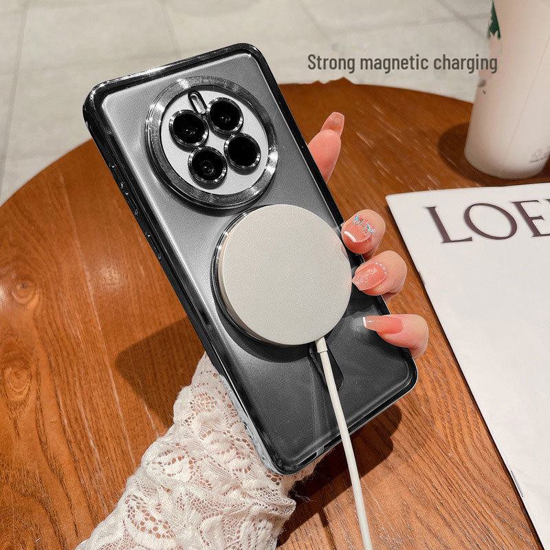 "Huawei Mate60 Pro/P70 Magnetische Sturzsichere Transparente Objektivabdeckung"