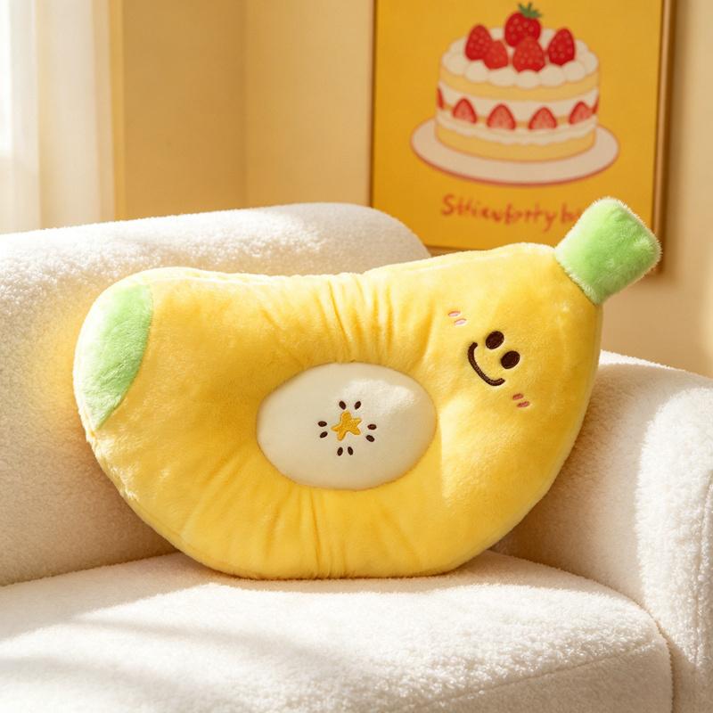 Weiche Cartoon-Frucht-Plüschtiere Frucht-Plüschkissen Orange Banane Birne Pfirsich Weiche Puppen Roter Apfel Stofftiere Plüschtiere Lustige Geschenke 40cm