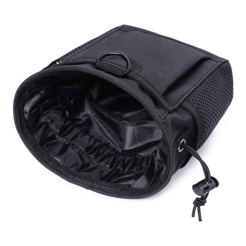 Tactical Camo Dump Pouch Molle Magazine Recovery Bag Drawstring Dump Bag Adjustable Attached Hip Holster Bag