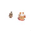 Equestrian Feline Timepiece Sculpture for Living Room Desk Shelf Cabinet Office Bedroom Kitchen