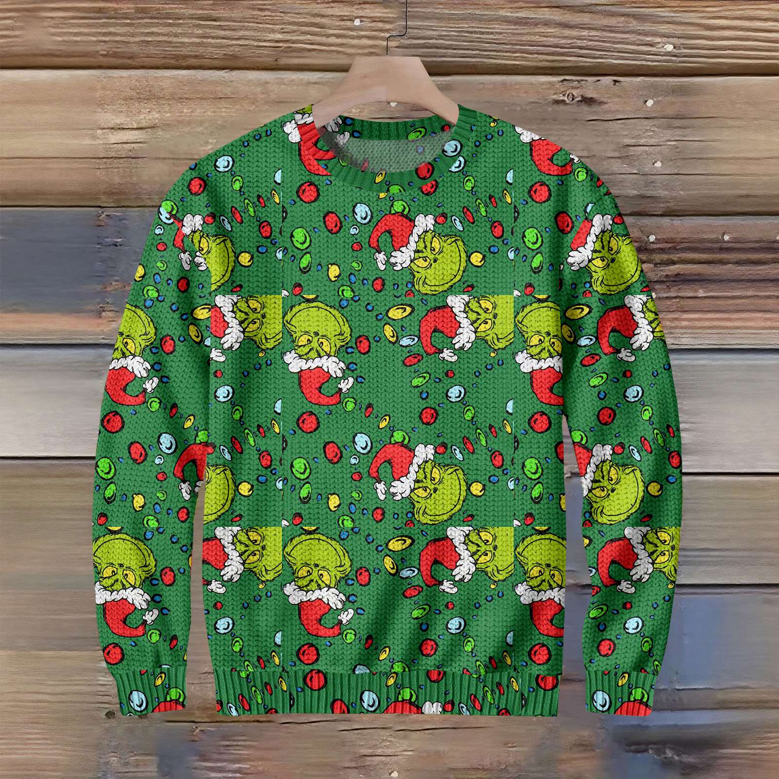 

Рождественский мужской повседневный свитер с принтом XXL