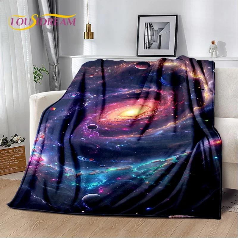 Gift Universe Space Stars Black Hole Galaxy Earth Milky Way Soft Blanket,Soft Throw Blanket for Home Bedroom Bed Sofa Cover Kid