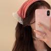Haar-Schal Stirnbänder im französischen Stil Dreieckiges Kopftuch Haarband Karierte Bandanas Stirnbänder Süßes Haarschmuck