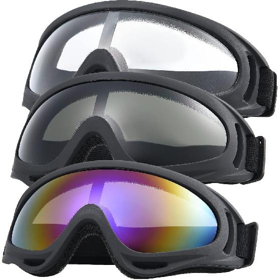Paintball Mask Anti Fog,Motorcycle Helmet Riding Goggles Glasses With Removable Face Mask,Adjustable Motocross Eyewear