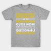 Unisex Fashion TShirt Utilization Review Specialist We Do Precision Gues Print TShirt Plus Size S-5XL T-Shirt 100%Cotton Tops O Neck Short Sleeve Tees