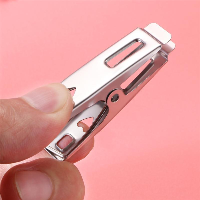 20 STÜCKE Wäscheklammern Metall Antislip Edelstahl Winddicht Kleidung Trocknen Kleiderbügel Wäscheklammern Kleidung Clips Nähen Clips