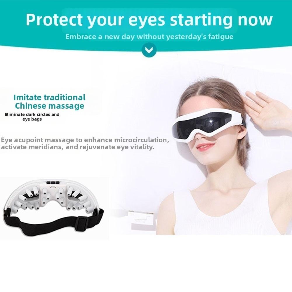 Magnetic Beads Electric Eye Massager Adjustable Buckle EMS Eye Relax HealthCare Use