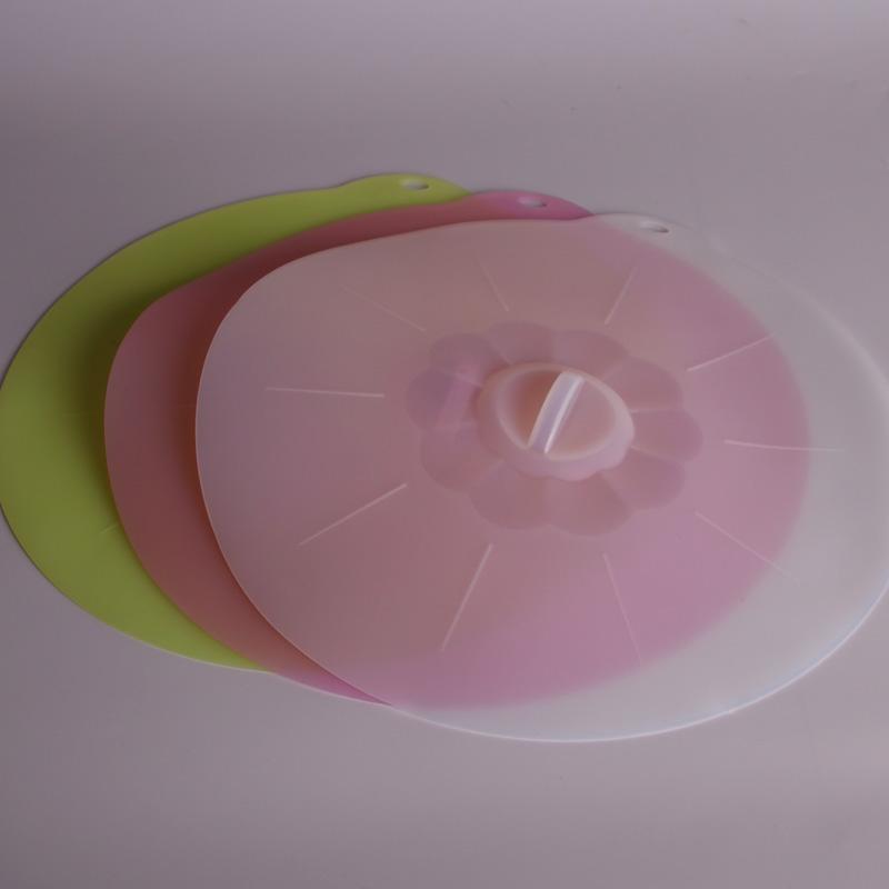 

5-Piece set, food-grade silicone fresh-keeping lid, glass bowl, food fresh-keeping box lid. Set of 5
