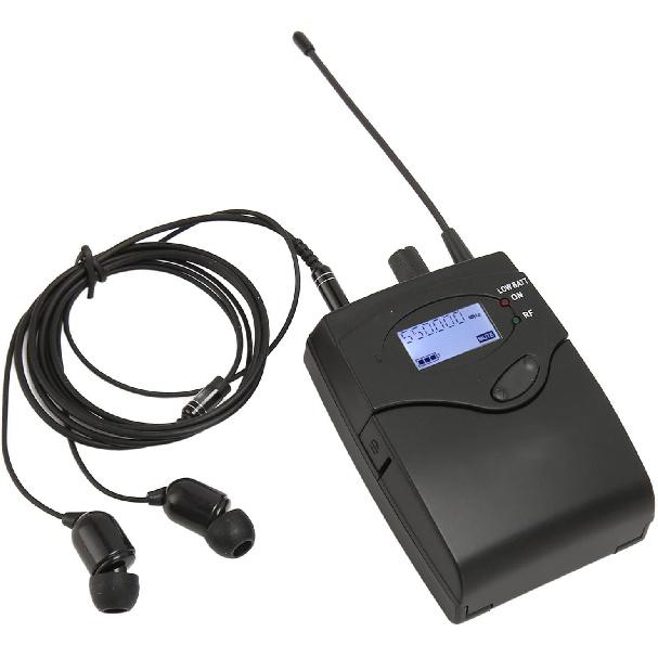 JTLB Bodypack Receiver 550 To 580MHz Stereo Earphone Monitor Receiver for Band Stage Studio