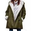Langærmet hjørne-spænde Dame Fleece Varm Jakke W
