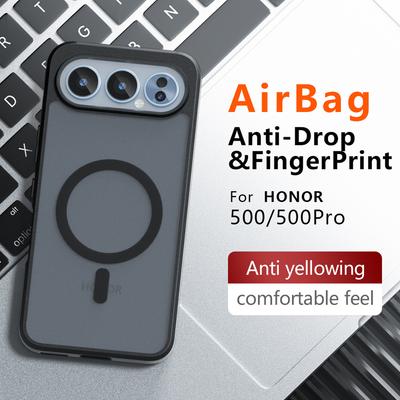 Custodia per Honor 500 500 Pro Antiurto Magnetica Opaca PC+TPU Anti-impronta Traslucida per HONOR 500