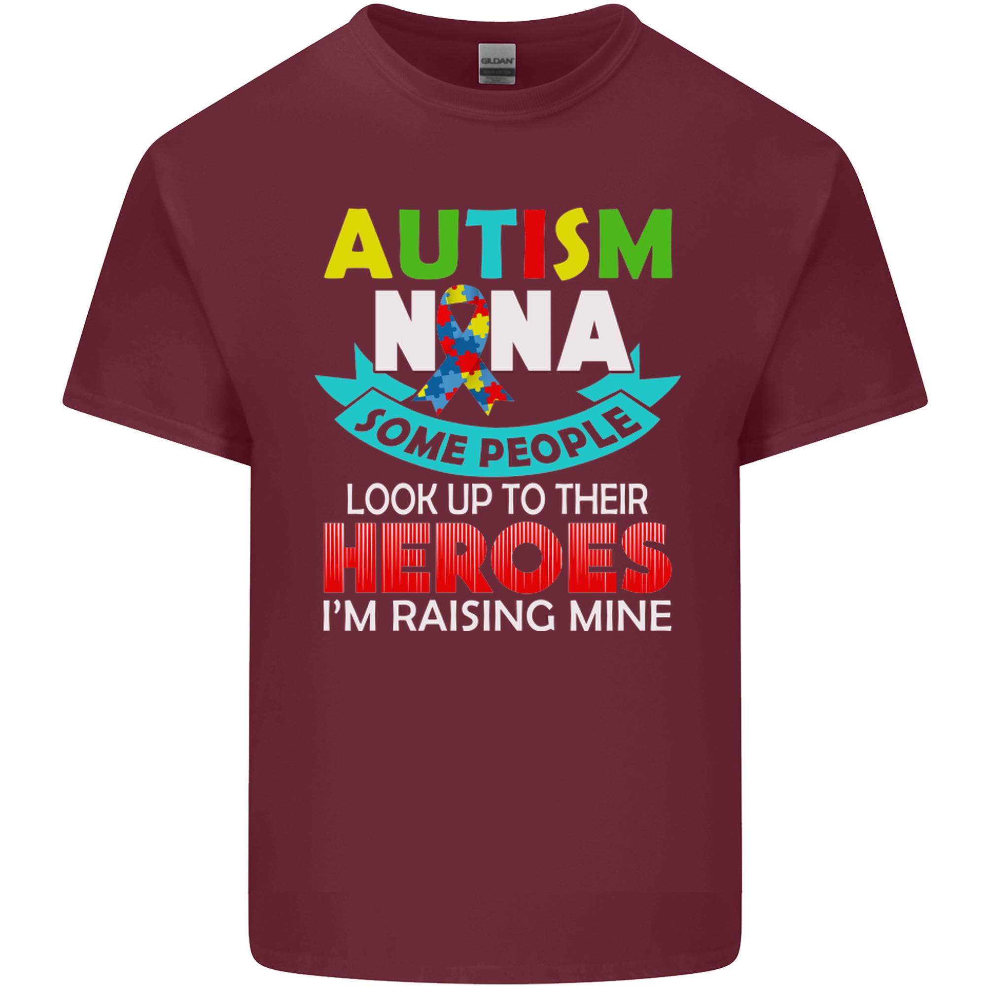 Autism Nana Grandparents Autistic ASD Unisexs Light Cotton TShirt S