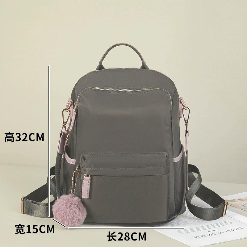 Modischer Damenrucksack Leichter Oxford-Stoff Geräumig für Reisen & Studium Minimalistischer Wasserabweisender Tagesrucksack