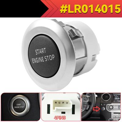 LR014015 Bouton de Commutateur d'Allumage Sans Clé Démarrage/Arrêt Moteur de Voiture Pour Land Rover Range Rover Sport L320 Discovery 4 L319 2010-2016