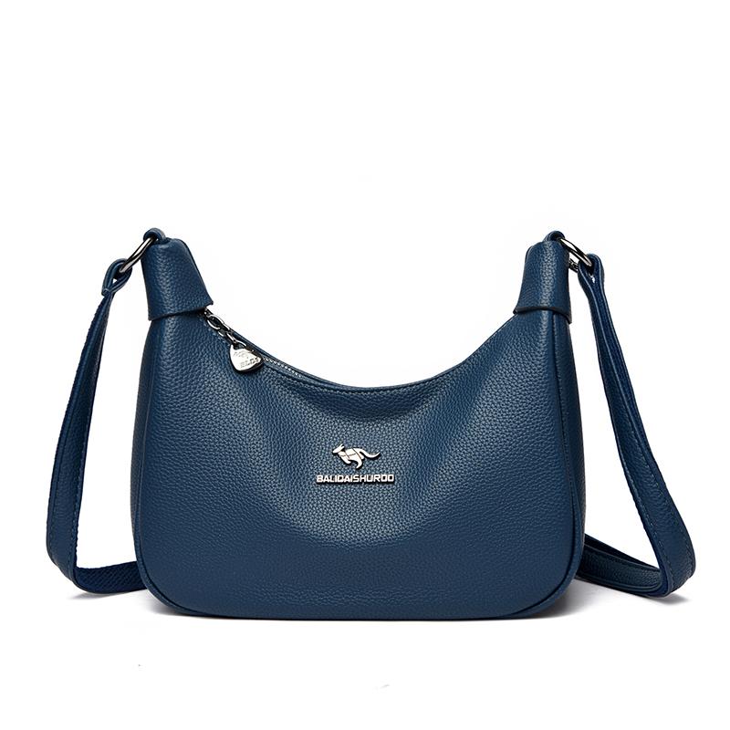 Fashionable Women's Crossbody Bag, Casual Retro Shoulder Bag, Soft Leather Texture, Women's Fashionable Simplicity, European Trend Retro