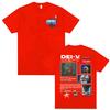 Rapper Dei V David Gerardo 2025 Tour Cover Tshirts Men Women Casual Cotton Short Sleeve T Shirt Summer Hip Hop Street Tshirt