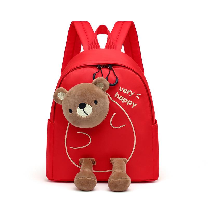 Cute And Lightweight Children s Shoulder Bag With Breathable Nylon Material красный