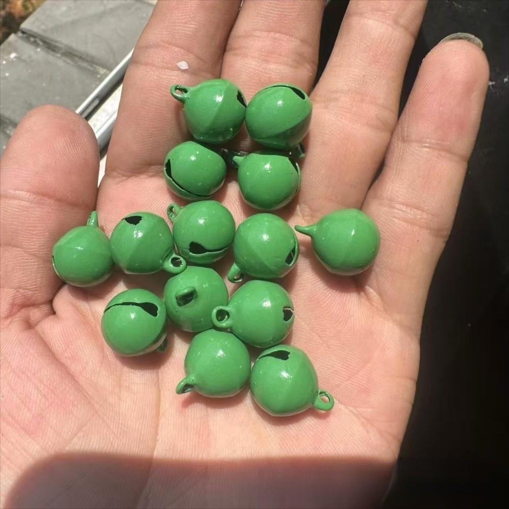 10pcs Candy Color Large Bell Beads 14mm Christmas Tree Ornaments Pet Bells  Charms Accessories
