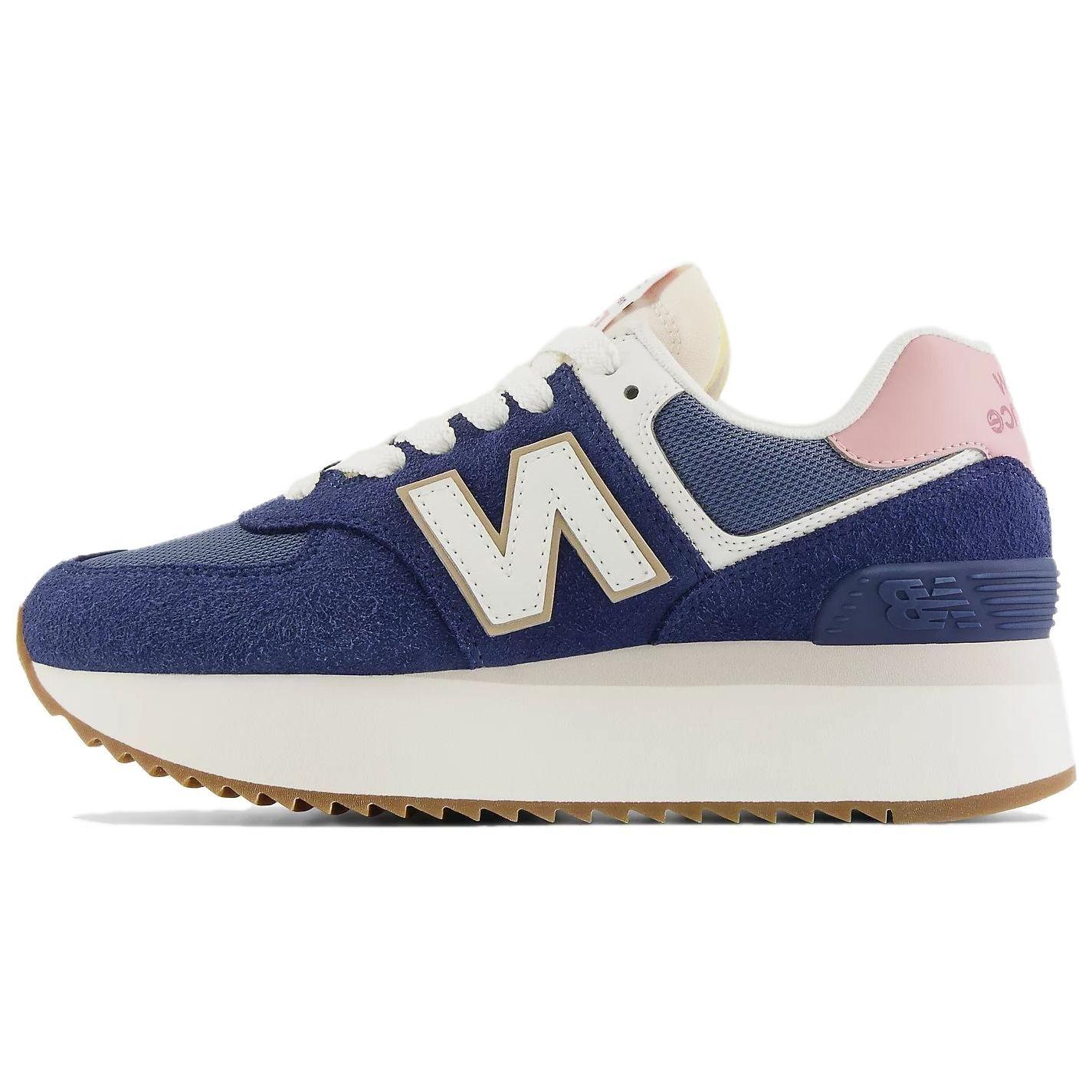 

New Balance Nb 574+ Удобные низкие кроссовки Женские кроссовки Синий Белый Розовый WL574ZCB 41