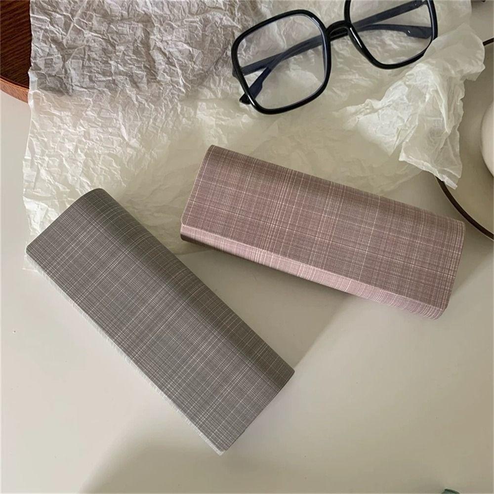 PU Leather Glasses Box Pressure-Resistant Eyewear Protector Protective Case Cover  Women Girls
