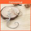Punk Fashionable Diamond Studded Gecko Lizard Ear Hanging Earrings For Women