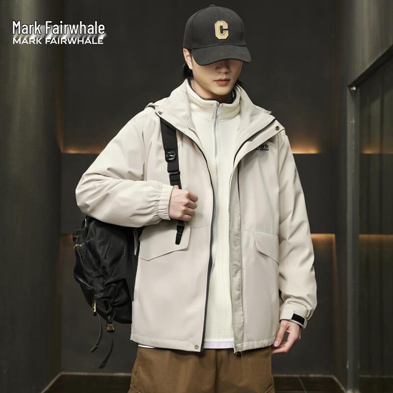 Mark Fairwhale Herren 3-in-1 Kapuzen-Windjacke