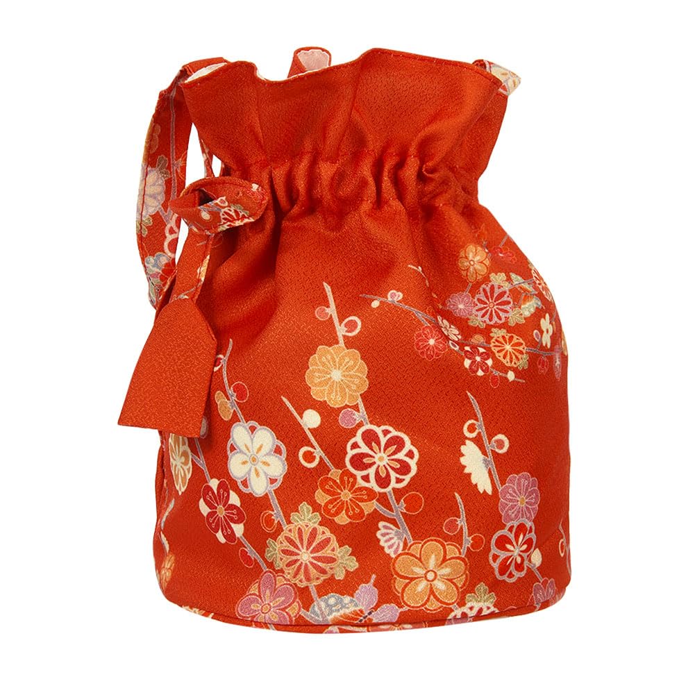 OTAKUMARKET Drawstring Yukata Small Drawstring Hakama Drawstring Japanese Yukata Perfect for and Japanese 9 Colors Bag, Bag, Pouch, Bag,