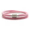 Minimalist 4mm Nylon Rope Bracelet Men Female Attract Magnet Lover Braslet Gift For Couple 100% Stainless Steel Braclet Joias