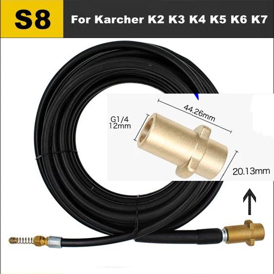 2~40m Sewer Drain Water Cleaning Hose Pipe Dredge Cleaner for Karcher Lavor Huter Nilfisk Stihl High Pressure Washer Hose