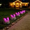 Simulation Stone Solar Butterfly Stone Lamp LED Light Imitation Stone Shape Outdoor Garden Landscape Light Butterfly