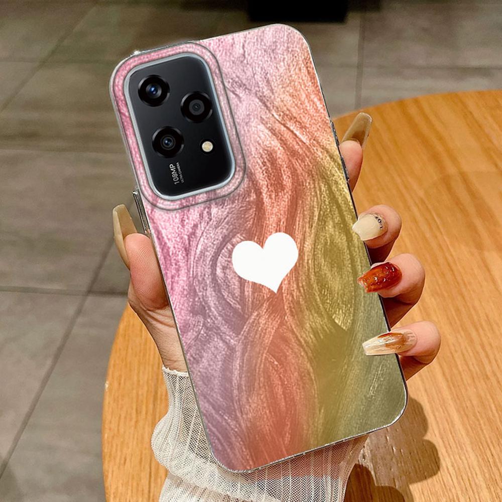 Bunte Schmetterling Farbverlauf Hülle Für Huawei Honor 400 200 Magic5 Lite 200 Pro X9a X9c X8a Handyhüllen Weiche Silikon Stoßstange Harte PC Rückseite