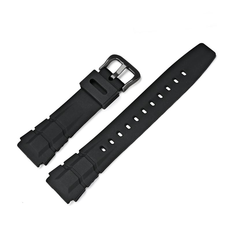 20mm Universal Resin Strap for Casio Stainless Steel Buckle Sport Waterproof Men TPU Replace Band Bracelet Watch Accessories
