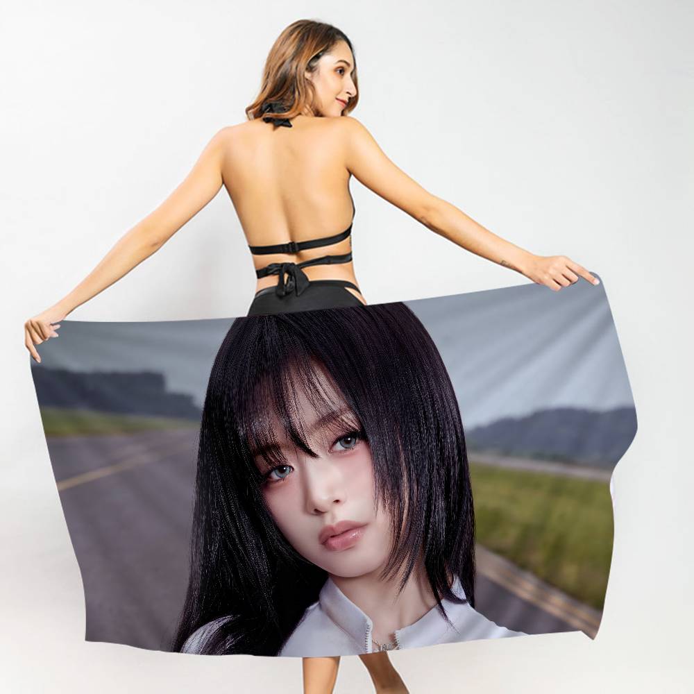 Kpop Band B-Babymonster Beach Towel Colorful Bath Towels For Girl Microfiber Quick Dry Sand Free Beach Yoga Spa Gym Pool