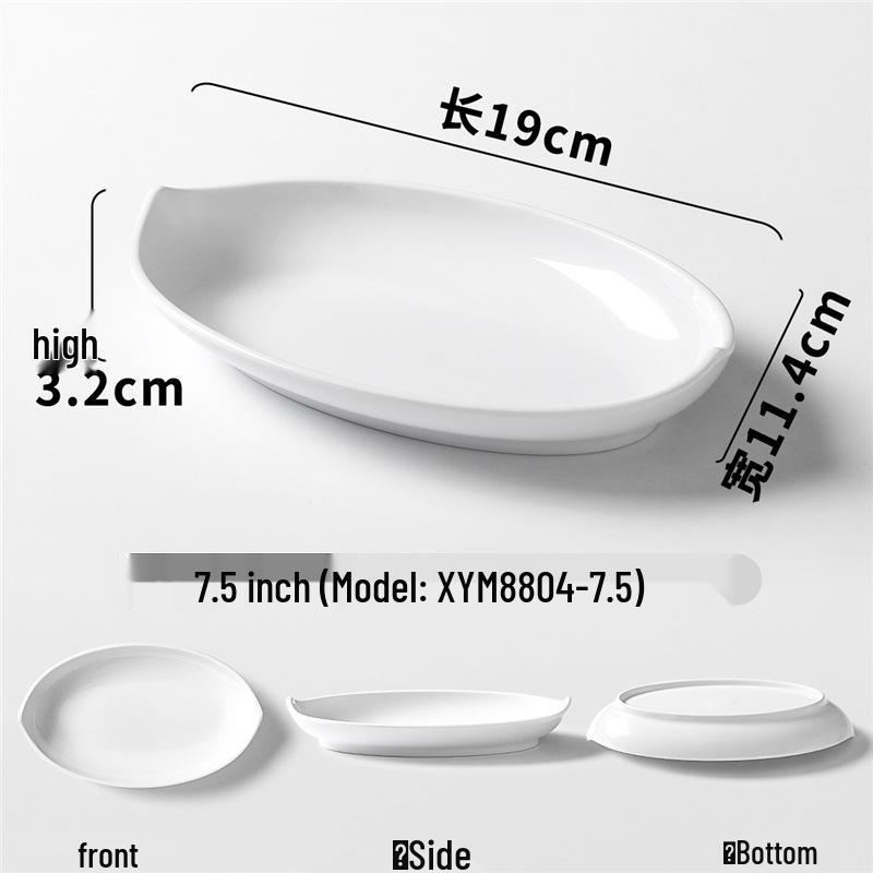 Zweifarbige Melamin-Tischware: Kleines Schalen- und Schalenset für Buffet und Grill-Dipsaucen.