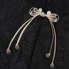 Ornamental Textile Cordwork for Traditional Dressmaking, Chinese Style Fabric Trim with Long Drape Detail for Apparel Use
