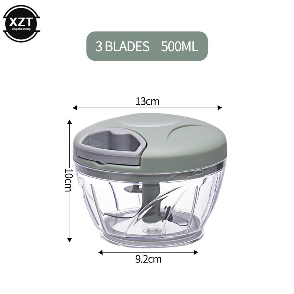 

1 шт. 500/900 мл вращающийся пресс для чеснока измельчитель для овощей и лука ручная мясорубка измельчитель чеснока кухонные принадлежности для приготовления пищи