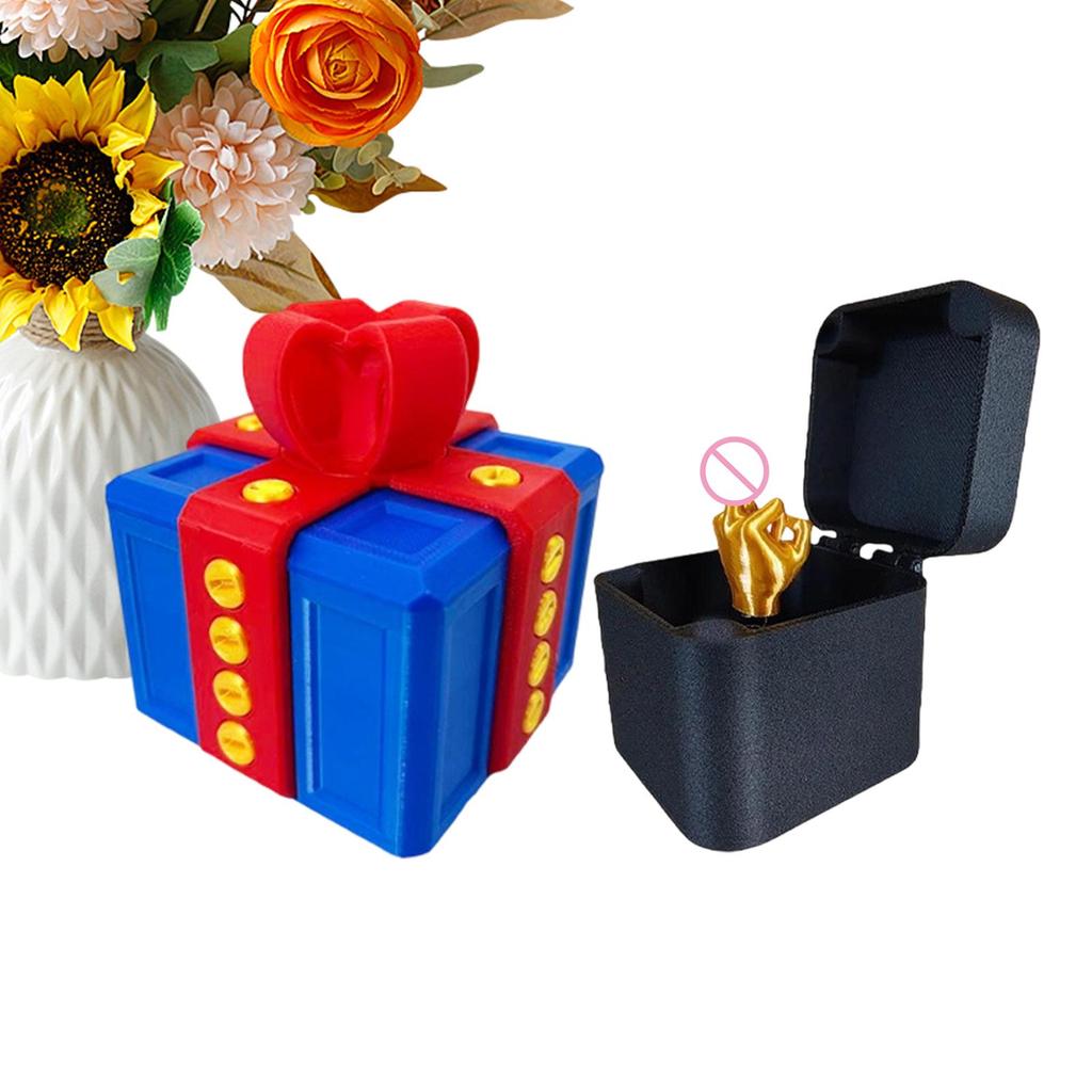 Funny Prank Gift Middle Finger Novelty Christmas Gift Adult Toy Surprise PopUp Box With Screws AnnoyingPresent For Friends