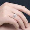 2 Carats White Vs1 Diamond Anillos De Jewelry Bizuteria S925 Sterling Silver Ring Gemstone For Women Bijoux Silver 925 Jewelry