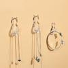 2 Pcs Transparent Cat Hooks Self-adhesive Cat Key Holder Cat Shape Wall Hook  Living Room