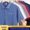 Customizable Breathable Polo Shirt with Logo, Short Sleeve, Sweat-Wicking, Perfect for Corporate or Group Culture Events.