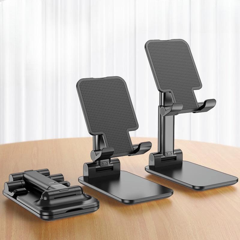 

Складная, регулируемая по высоте, выдвижная, настольная подставка для планшета для ленивых прямых трансляций, портативная и удобная 1pc чёрный