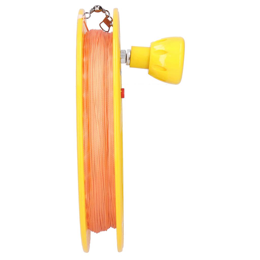 ABS Outdoor Kite Line String Winder Grip Wheel Flying Tools 20cm Wheel with 200M Line(20cm Yellow Wheel 200m Wire )