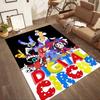 Digital Circus Area Rug Suitable For Outdoor Game Room Dormitory Study Room Antislip Rug Anime Office Decor Best For Christmas