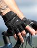 INBIKE Fingerless Cycling Gloves for Men MTB Breathable Non-slip Half Finger Mountain Bike Gloves Padded for Mens Womens