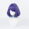Akane Kurokawa Cosplay Costume Accessory with Perfect for Comiket Cultural and School Festivals Wig, Purple, Short, Heat-Resistant, Net, Halloween,