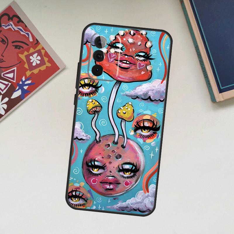 Indie Kids Aesthetic Hippie Acid Trip Case For Samsung Galaxy A34 A54 A14 A56 A52 A53 A16 A26 A36 A55 A35 A15 A32 A33 A13 A17